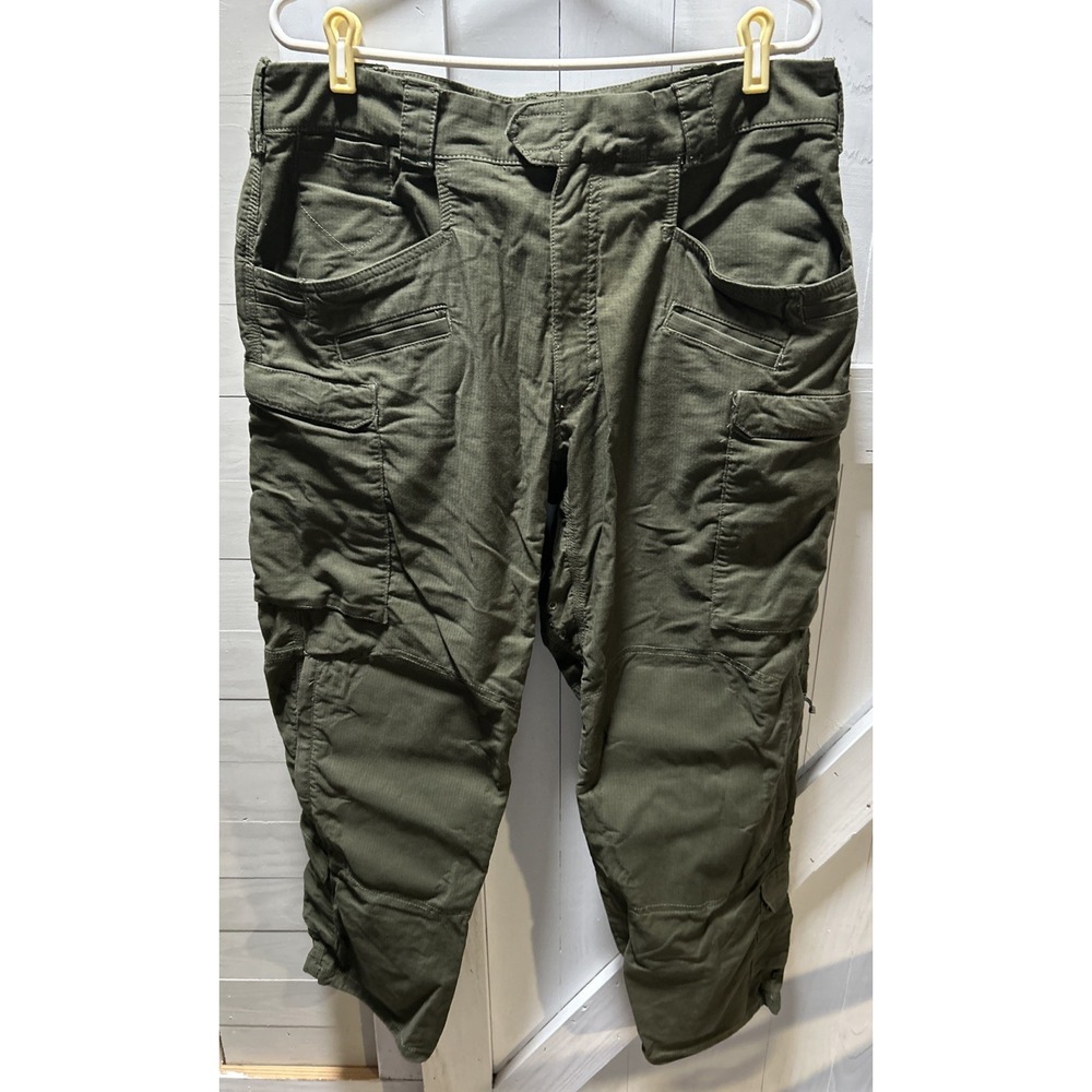 First Tactical Men's Size 36x30 Pants Green Cordura Brand Fabric Lots of Pockets